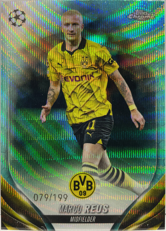 Marco Reus 79/199 Aqua Wave Topps Chrome UCC 2023/24