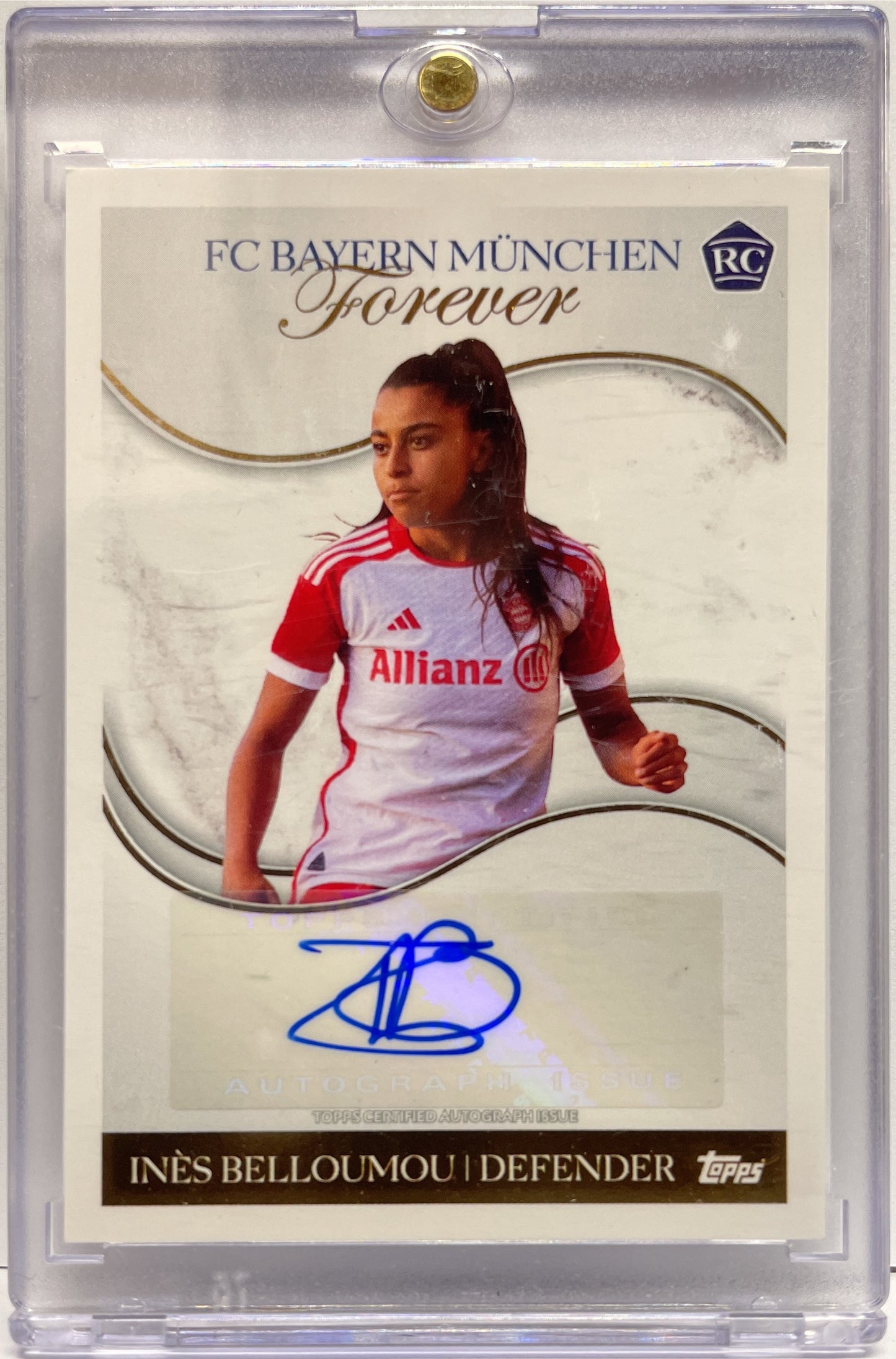 Ines Belloumou Rookie Autograph Topps Bayern Munchen Forever 2024