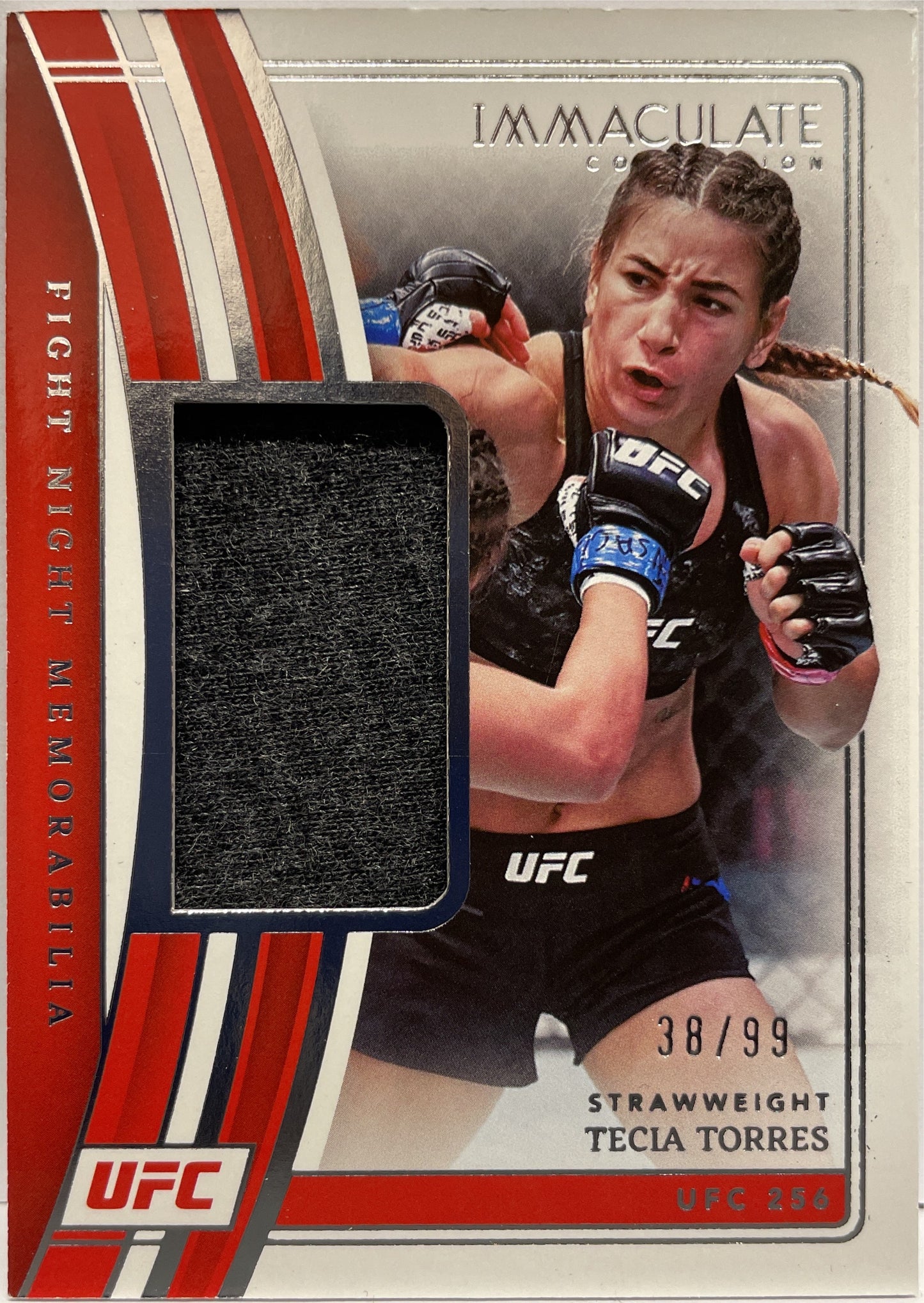 Tecia Torres 38/99 Fight Night Memorabilia Patch Immaculate UFC 2023