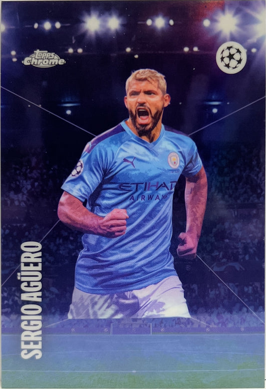 Sergio Aguero Topps Chrome UCC 2024/25