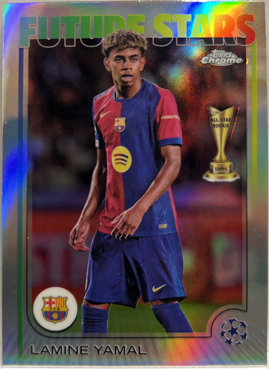 Lamine Yamal Refractor Future Stars All Stars Rookie Topps Chrome UCC 2024/25