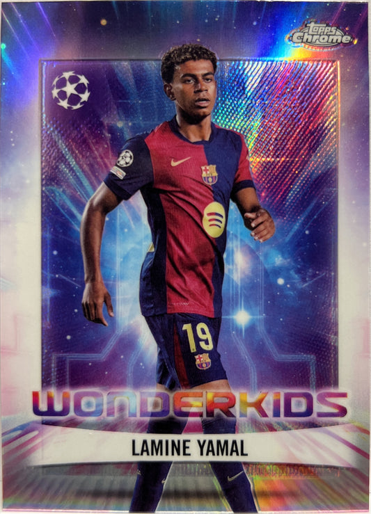 Lamine Yamal Wonderkids Topps Chrome UCC 2024/25