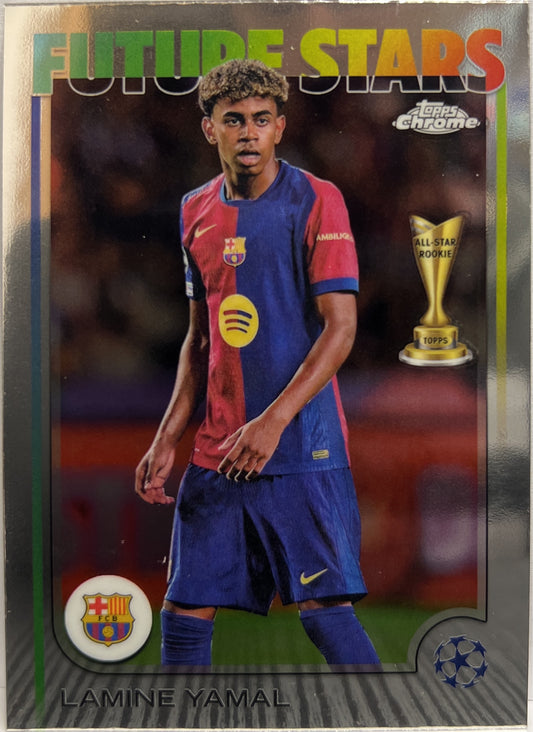 Lamine Yamal Future Stars All Stars Rookie Topps Chrome UCC 2024/25