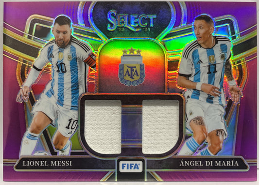 Lionel Messi & Angel Di Maria 31/49 Patch Dual Swatches Select Fifa 2023/24