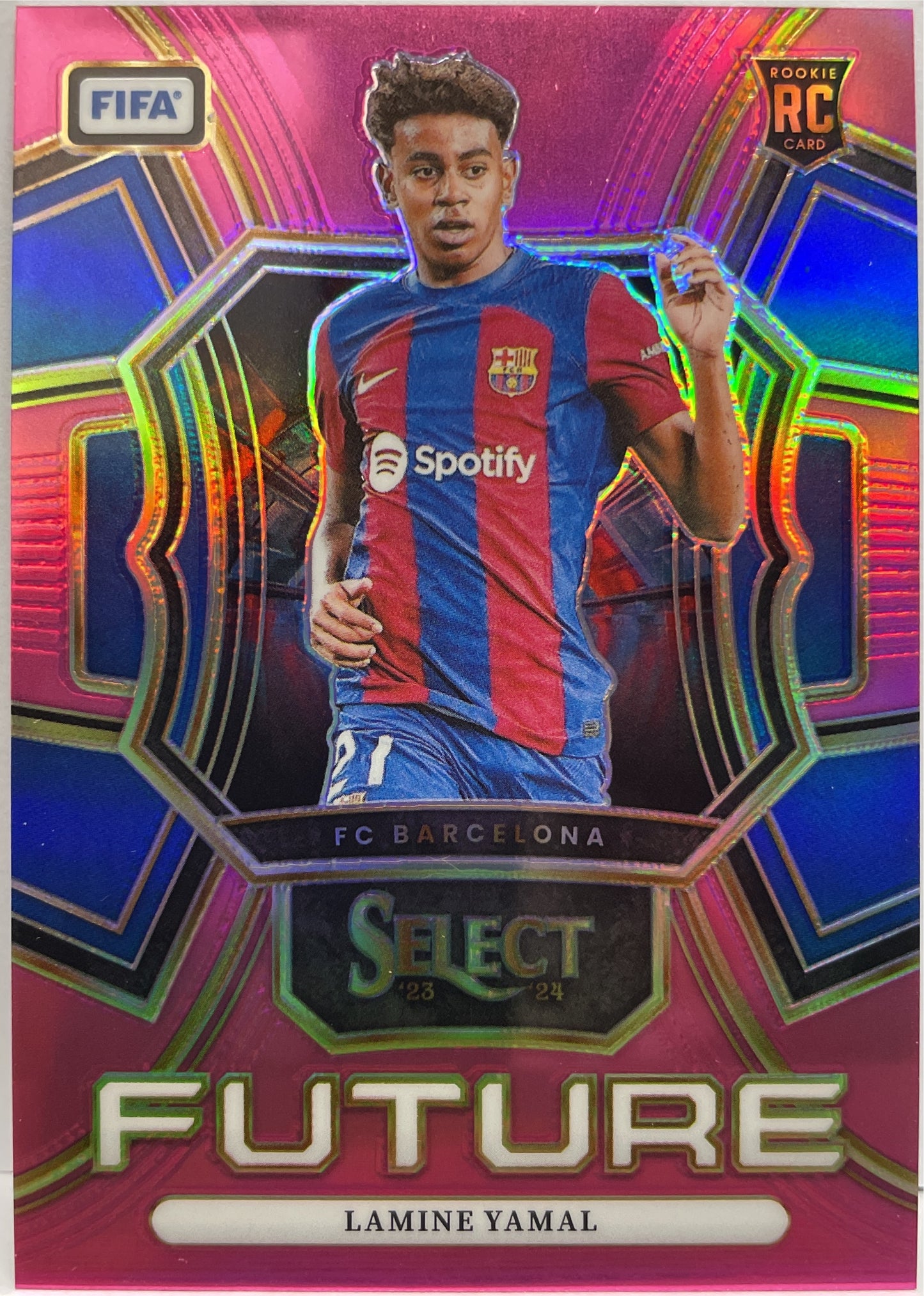 Lamine Yamal 8/25 Rookie Select Future Pink Select Fifa 2023/24