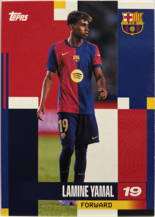 Lamine Yamal Topps Barcelona Team Set 2024/25