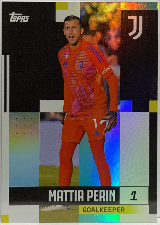 Mattia Perin 11/75 Topps Juventus Premium Team Set 2024/25
