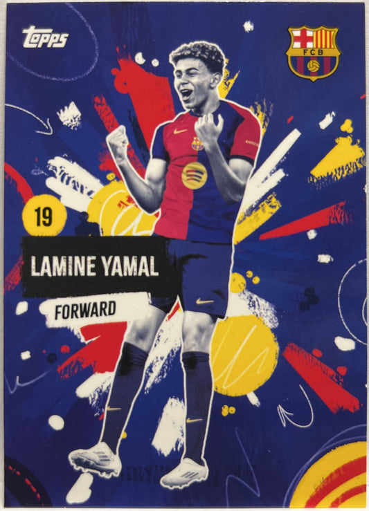 Lamine Yamal Forward Topps Barcelona Team Set 2024/25