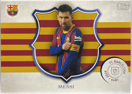 Lionel Messi Capita Topps Barcelona 125 2024/25