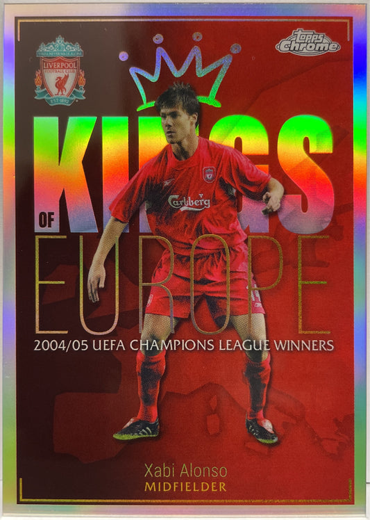 Mancolista-Kings Of Europe-Topps CHrome Liverpool 2023/24