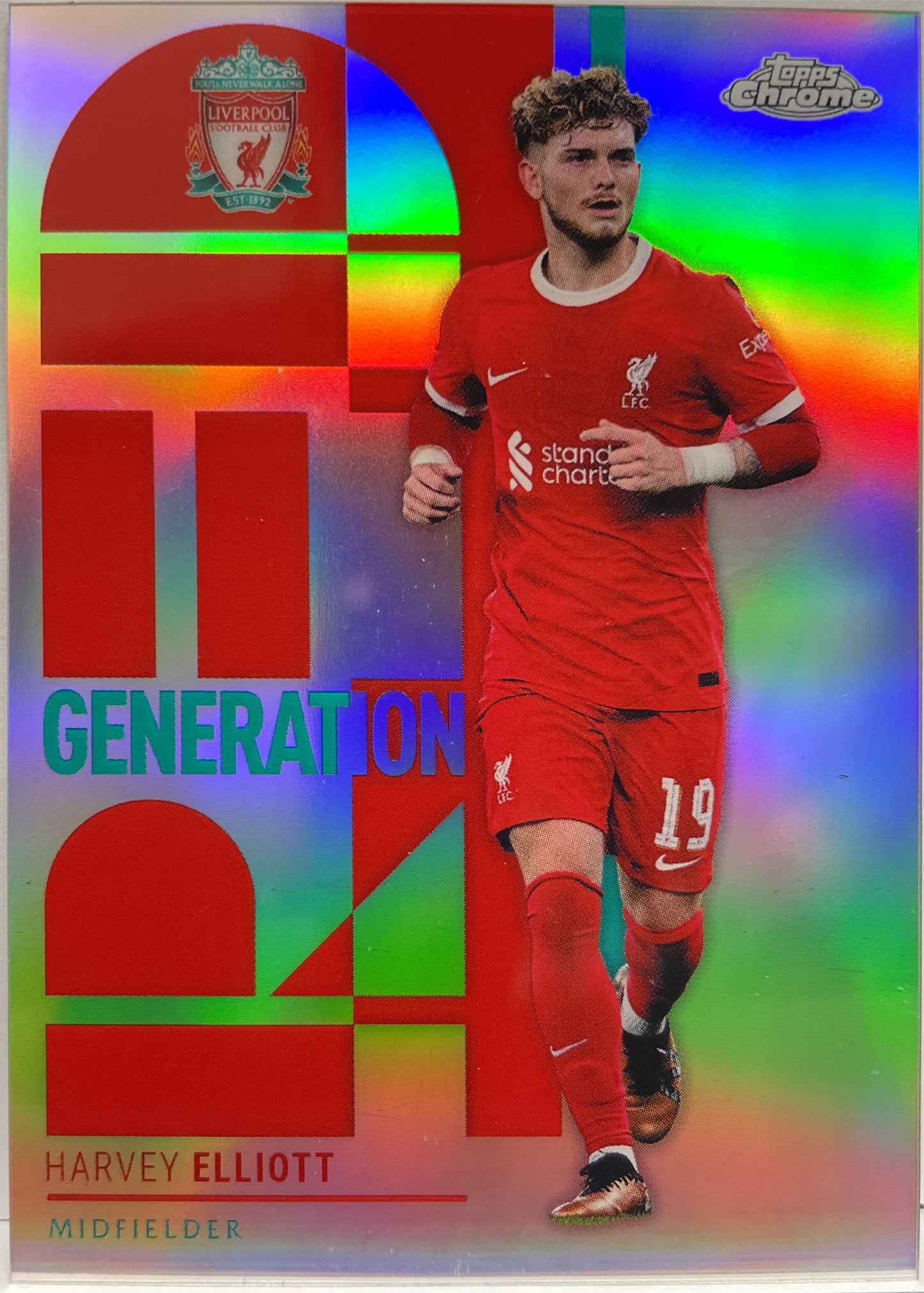 Mancolista-Generation Red-Topps CHrome Liverpool 2023/24