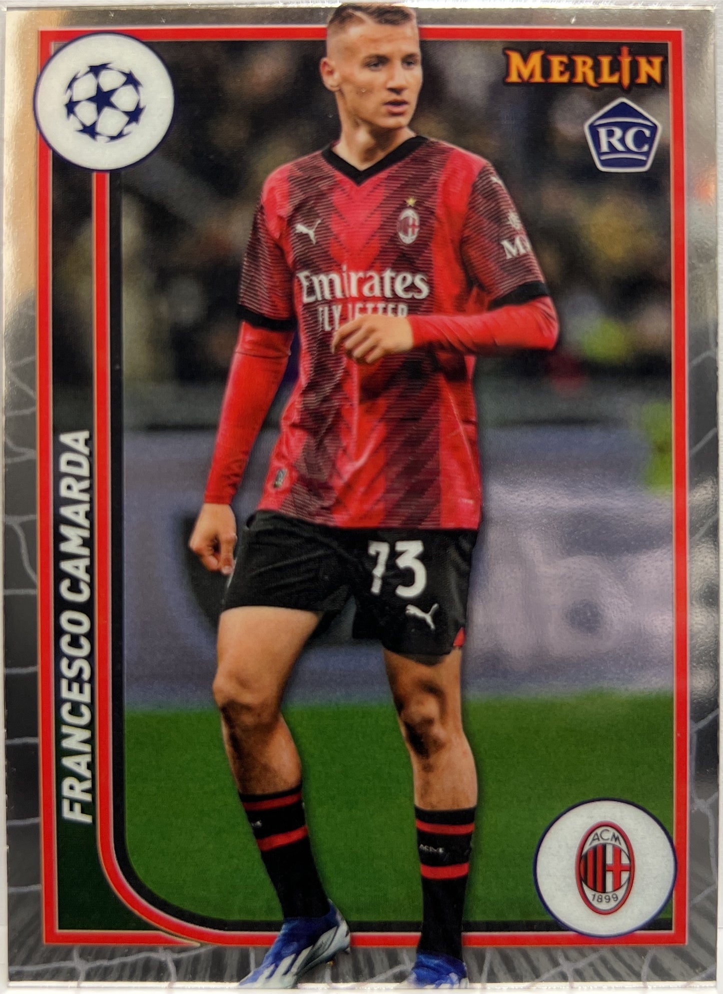 Francesco Camarda Rookie Topps Chrome Merlin UCC 2023/24