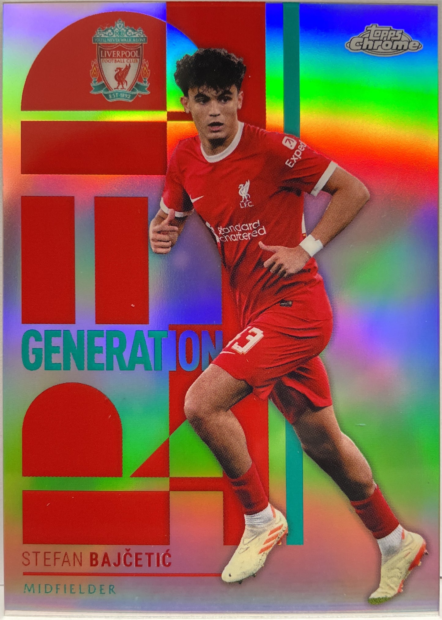 Mancolista-Generation Red-Topps CHrome Liverpool 2023/24