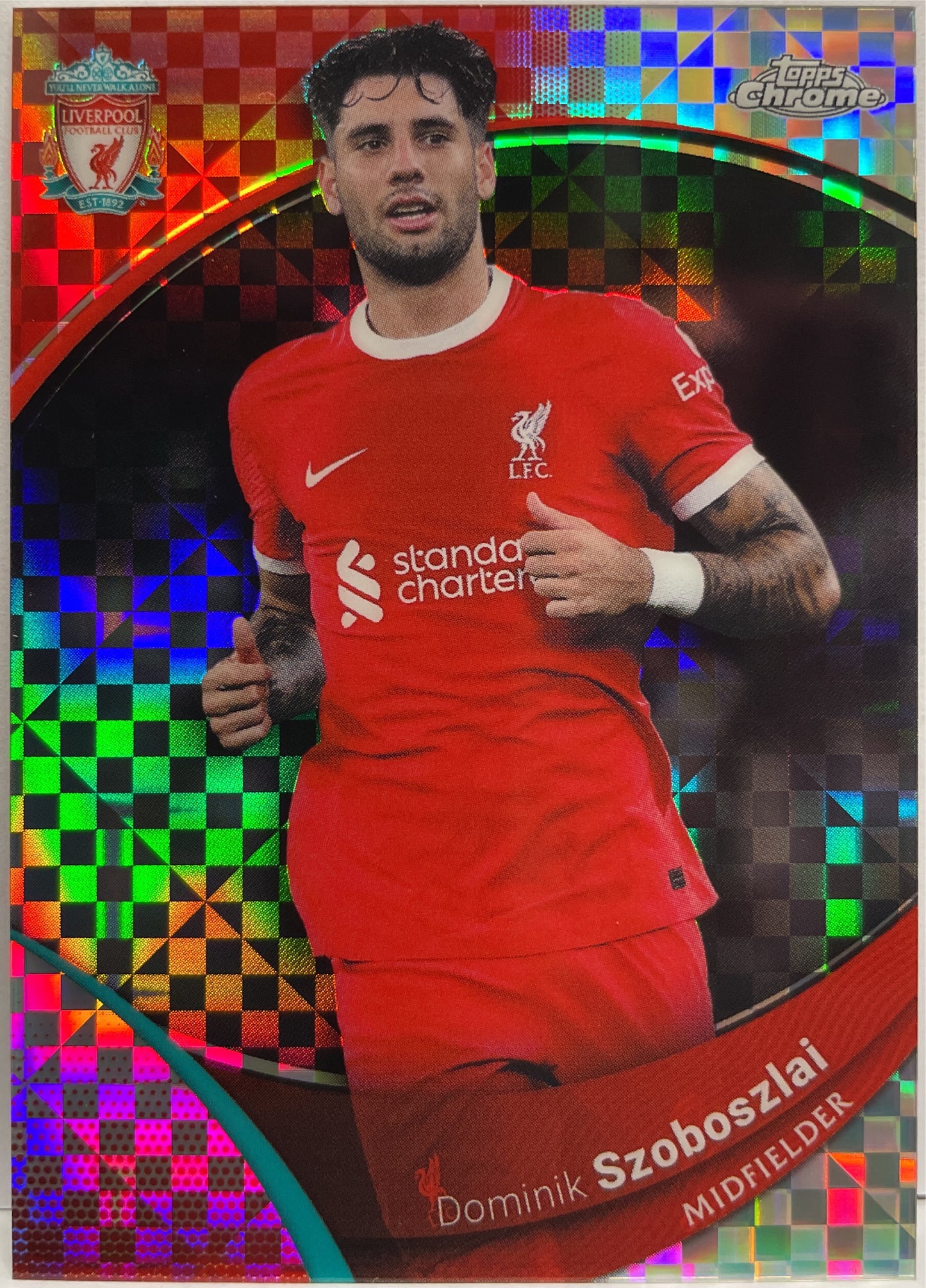 Mancolista-Set Base & Refractor-Topps Chrome Liverpool 2023/24