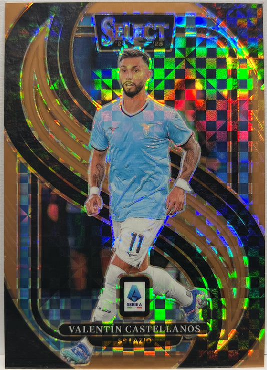 Valentin Castellanos 36/45 Mezzanine Bronze Checker Select Serie A 2024/25