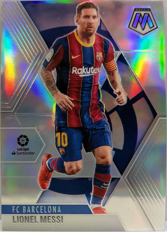 Lionel Messi Silver Holo Mosaic La Liga 2020/21