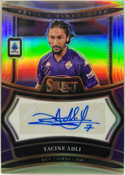 Yacine Adli Autograph Signature Select Serie A 2024/25