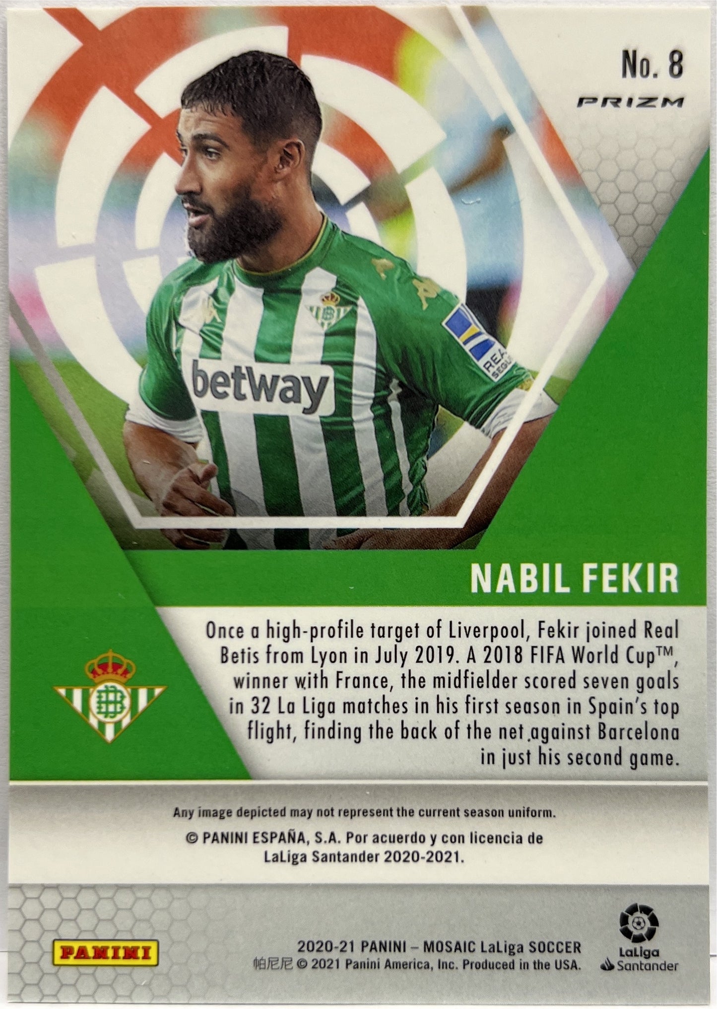 Mancolista-Silver Holo-Panini Mosaic La Liga 2020/21