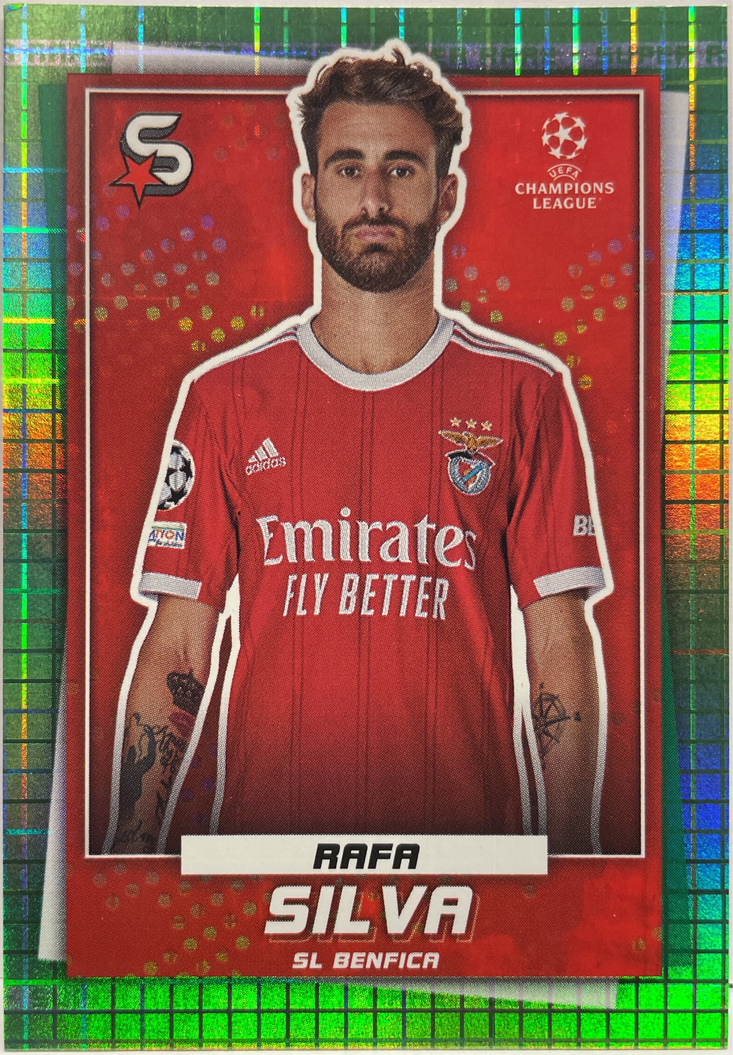 Rafa Silva 123/199 Green Topps Superstars 2022/23