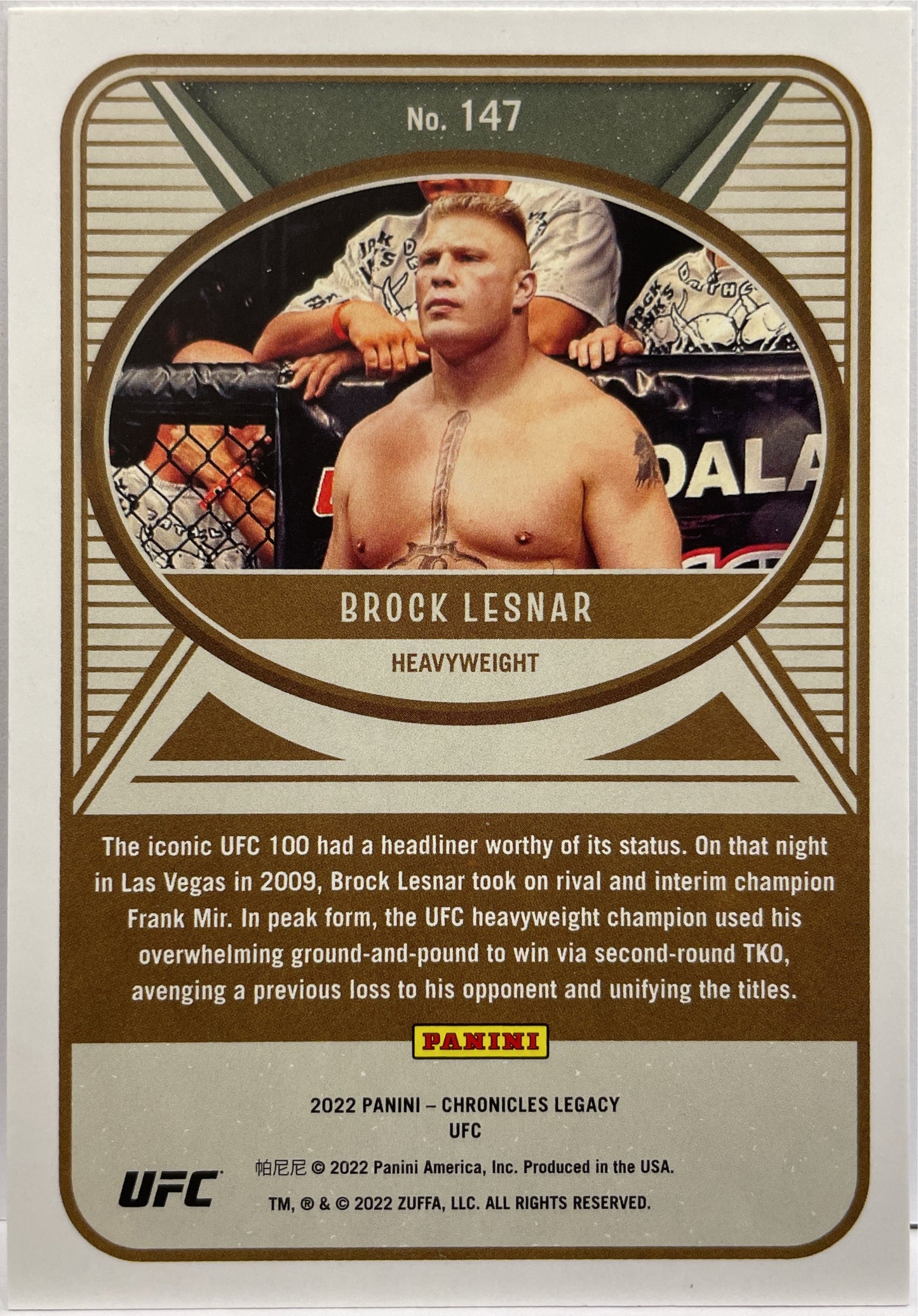 Brock Lesnar Legacy Chronicles UFC 2022