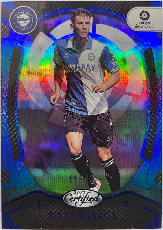 Matt Miazga 59/99 Certified Blue Chronicles 2021/22
