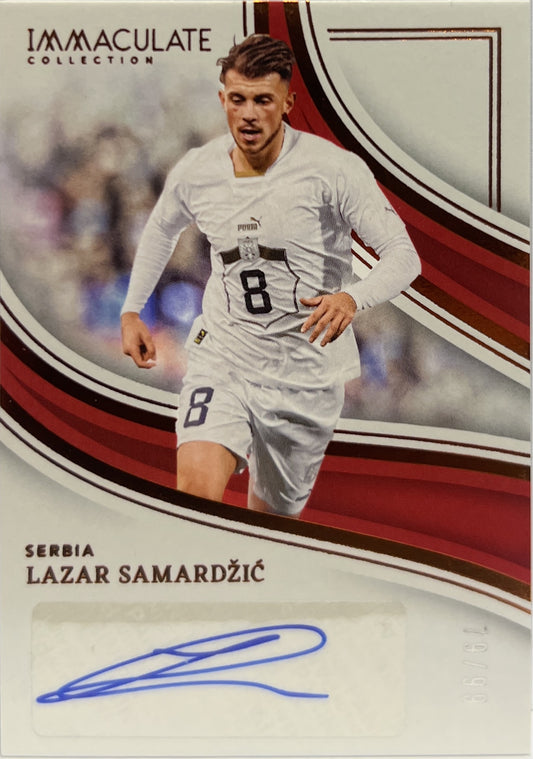 Lazar Samardzic 79/99 Autograph Immaculate 2023/24