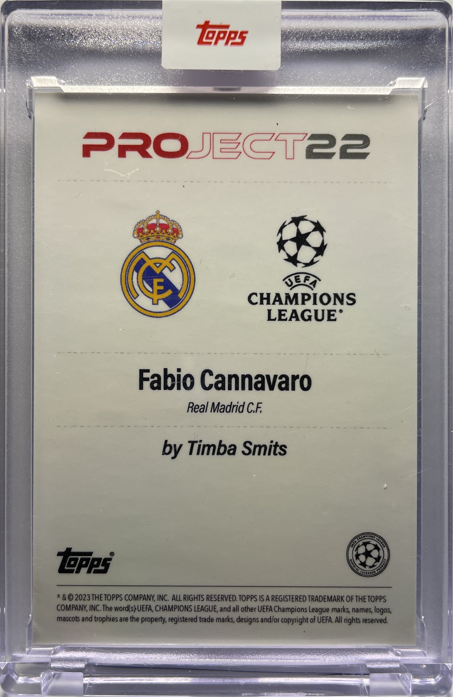 Fabio Cannavaro By Timba Smits Topps Project 22