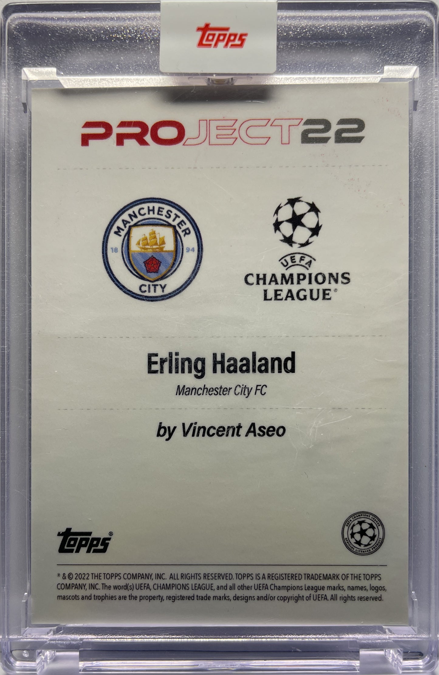 Erling Haaland By Ivan Vincent Aseo Topps Project 22