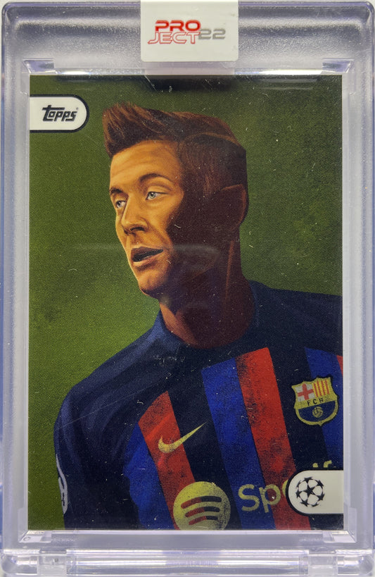 Robert Lewandowski By Marco Melgrati Topps Project 22