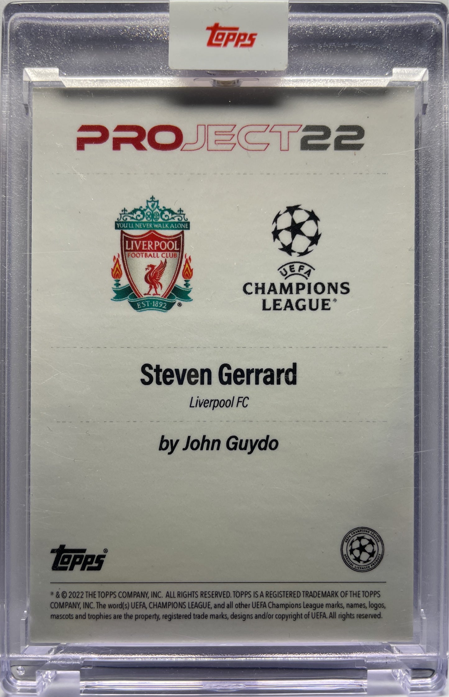 Steven Gerrard By John Guydo Topps Project 22