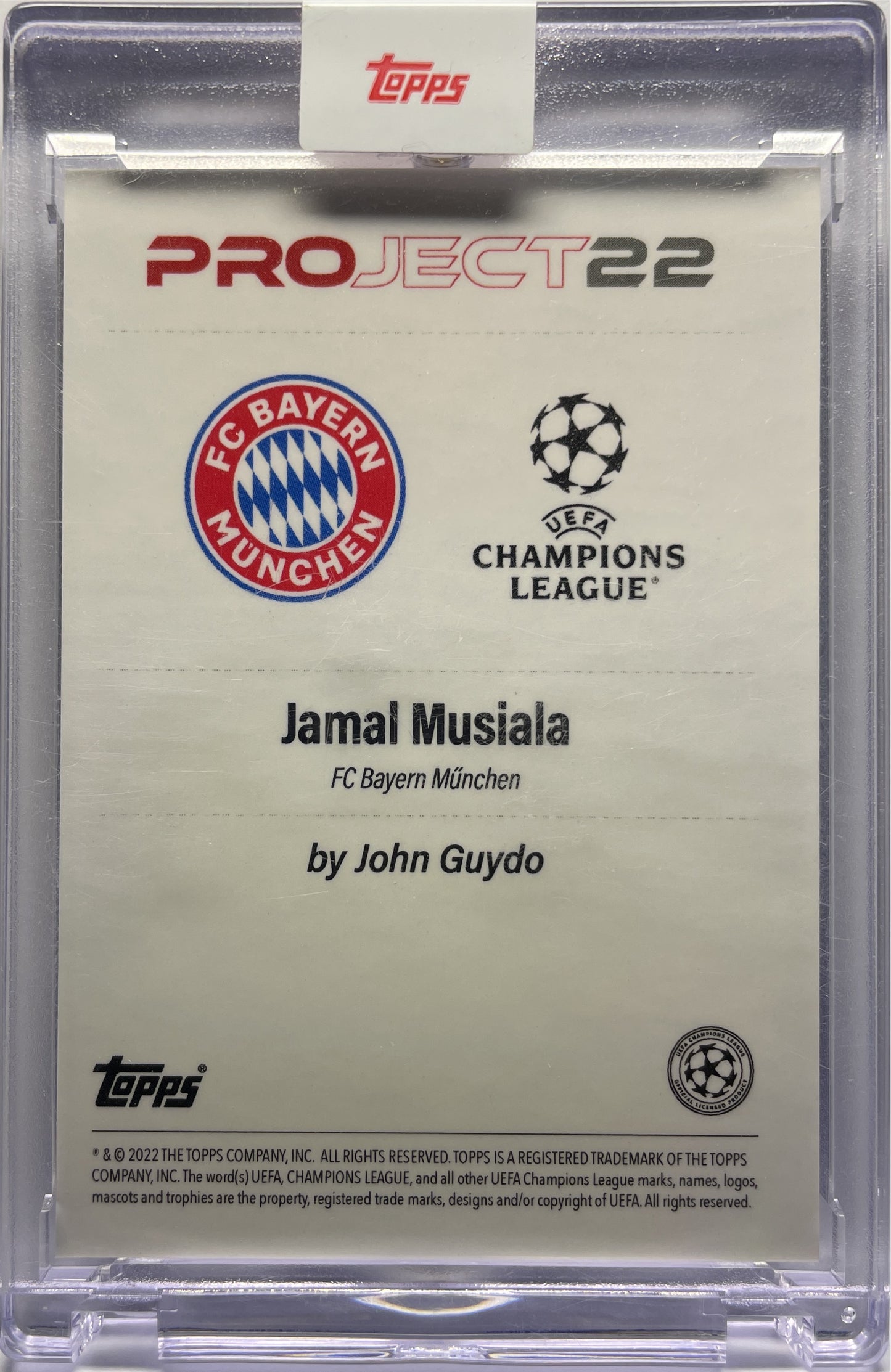 Jamal Musiala By John Guydo Topps Project 22