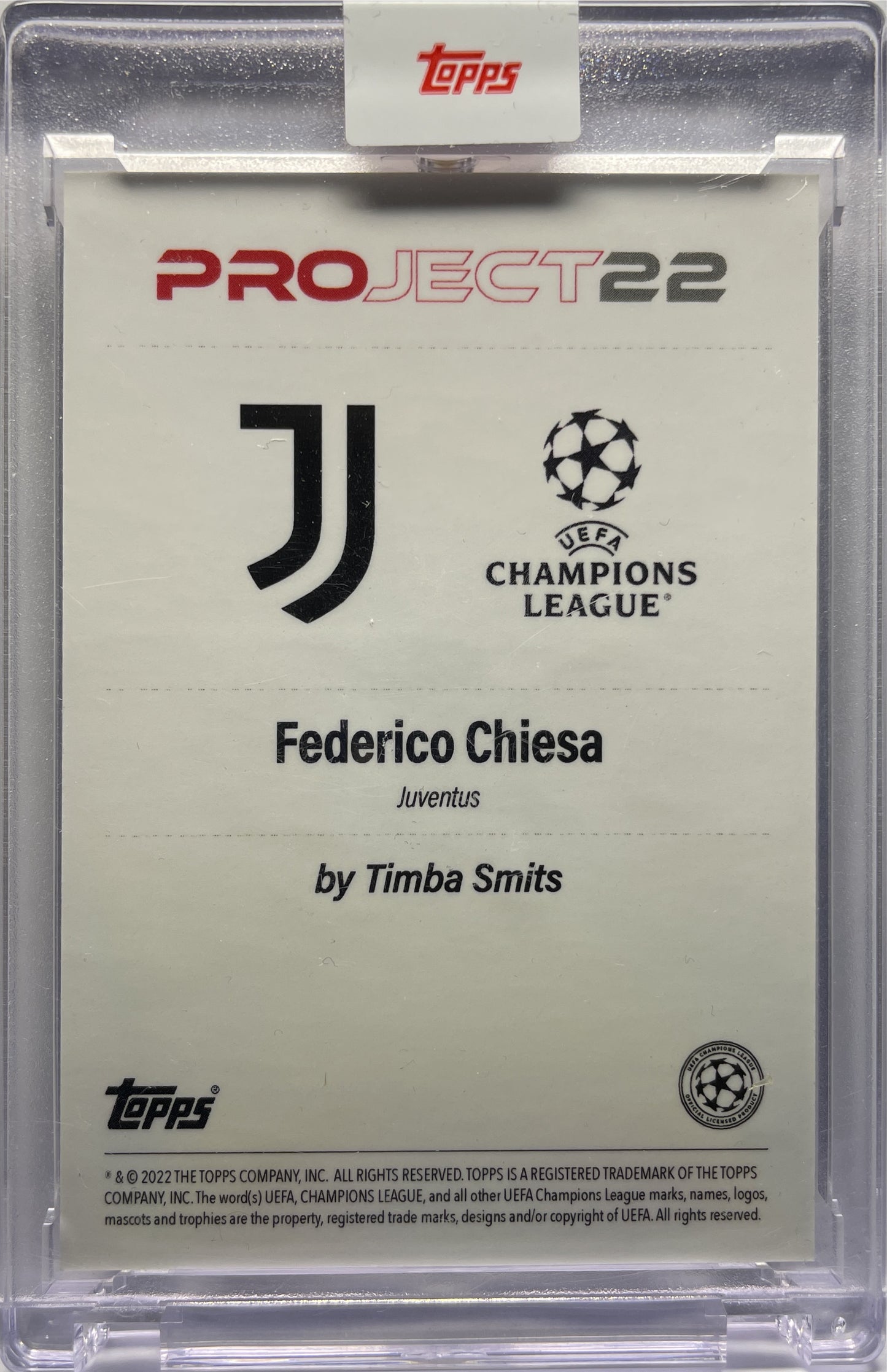 Federico Chiesa By Timba Smits Topps Project 22