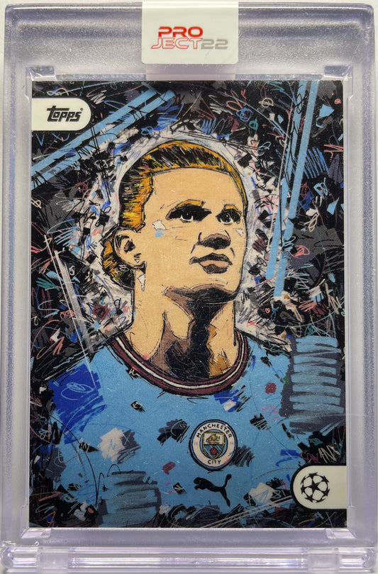 Erling Haaland By Ivan Beslic Topps Project 22