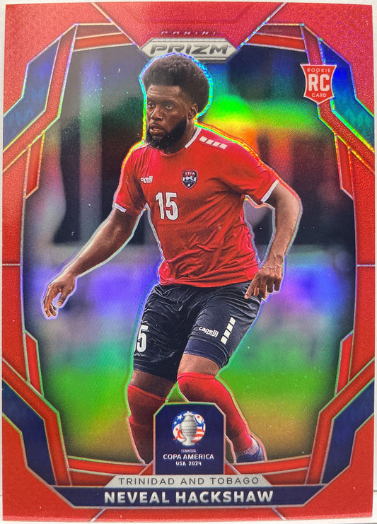 Neveal Hackshaw 43/199 Rookie Red Prizm Copa America 2024