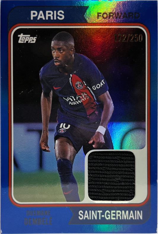 Ousmane Dembele 172/250 Patch Topps PSG Team Set 2023/24