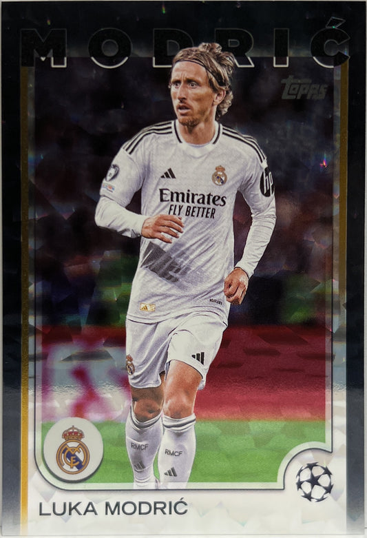 Luka Modric 1/10 Black Geometric Topps Chrome UCC 2024/25