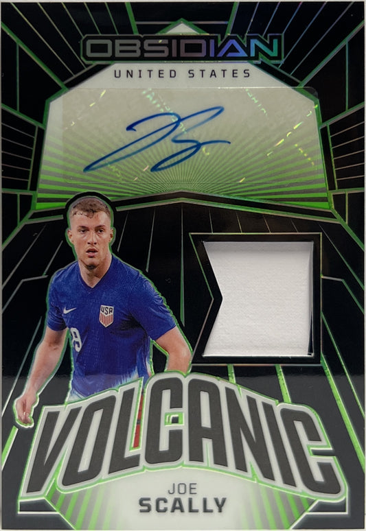 Joe Scally 1/1 Patch Autograph Volcanic Obsidian 2023/24