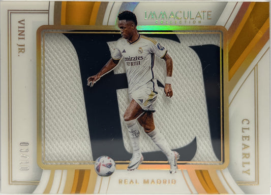 Vini Jr 3/10 Patch Clearly Immaculate 2023/24
