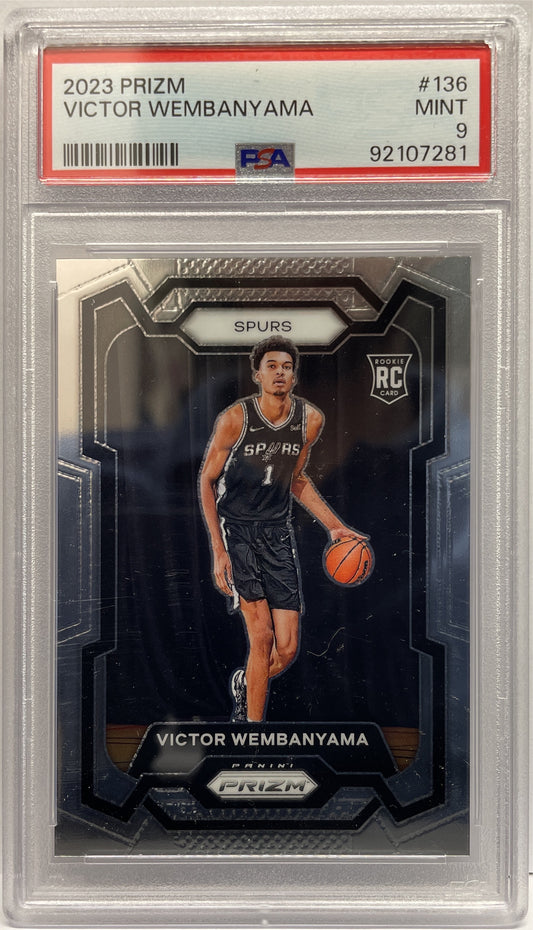 PSA 9 - Victor Wembanyama Rookie - Prizm Basketball NBA 2023/24