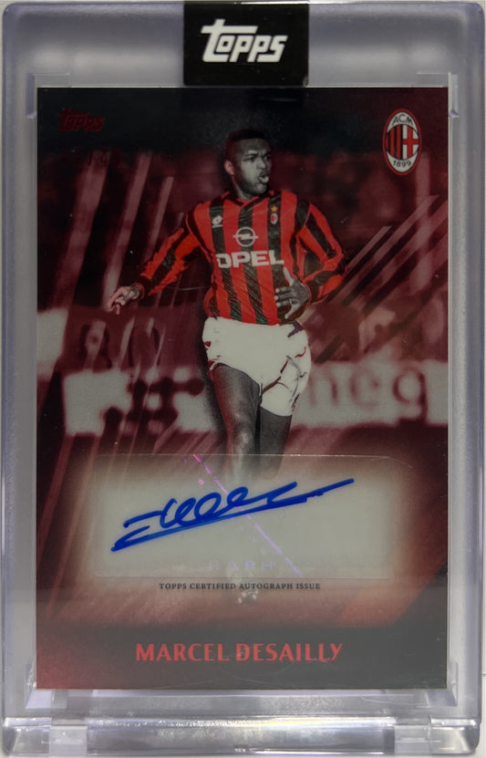 Marcel Desailly 47/49 Autograph I Rossoneri Topps AC Milan 125 Anniversary 2025