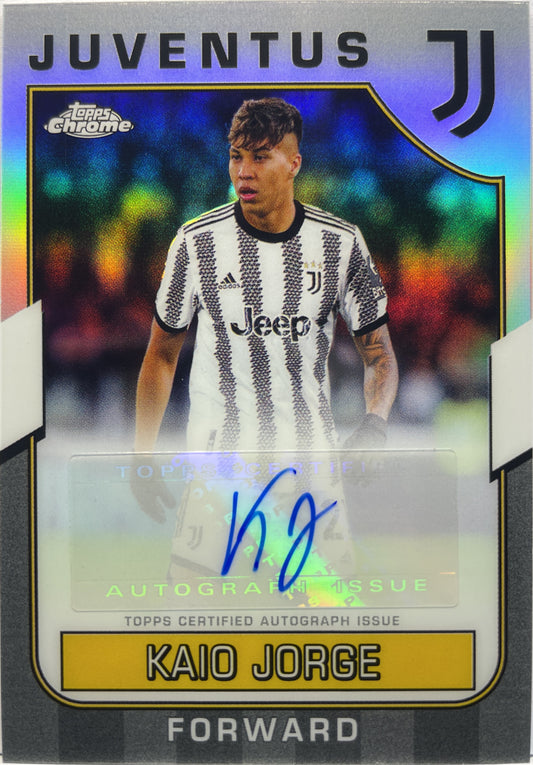 Kaio Jorge Autograph Topps Chrome Juventus 2022/23