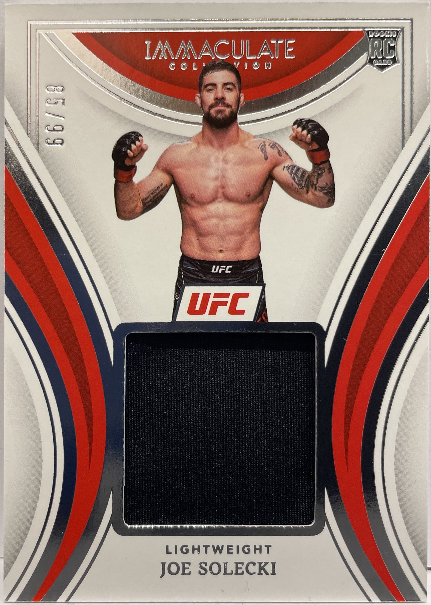 Joe Solecki 85/99 Rookie Patch Immaculate UFC 2023