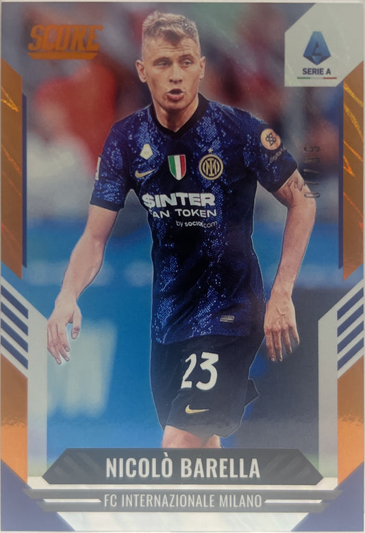 Nicolo Barella 7/99 Orange Score Serie A 2021/22