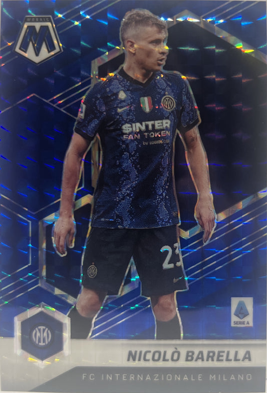 Nicolo Barella 3/99 Blue Mosaic Serie A 2021/22