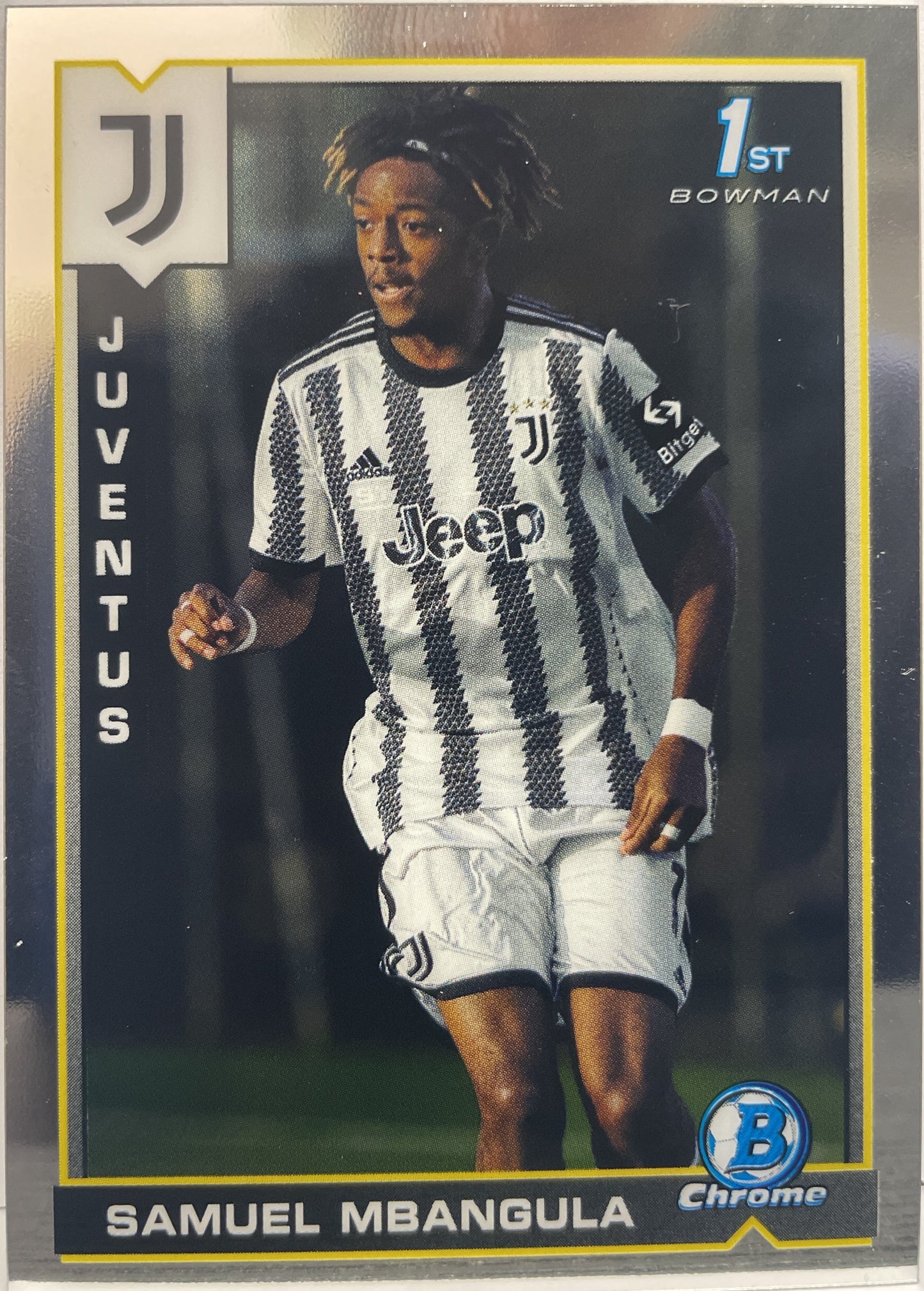 Samuel Mbangula 1ST Bowman Topps Chrome Juventus 2022/23