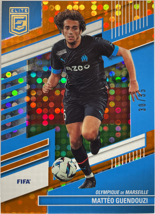 Matteo Guendouzi 30/35 Orange Disco Donruss Elite Fifa 2022/23