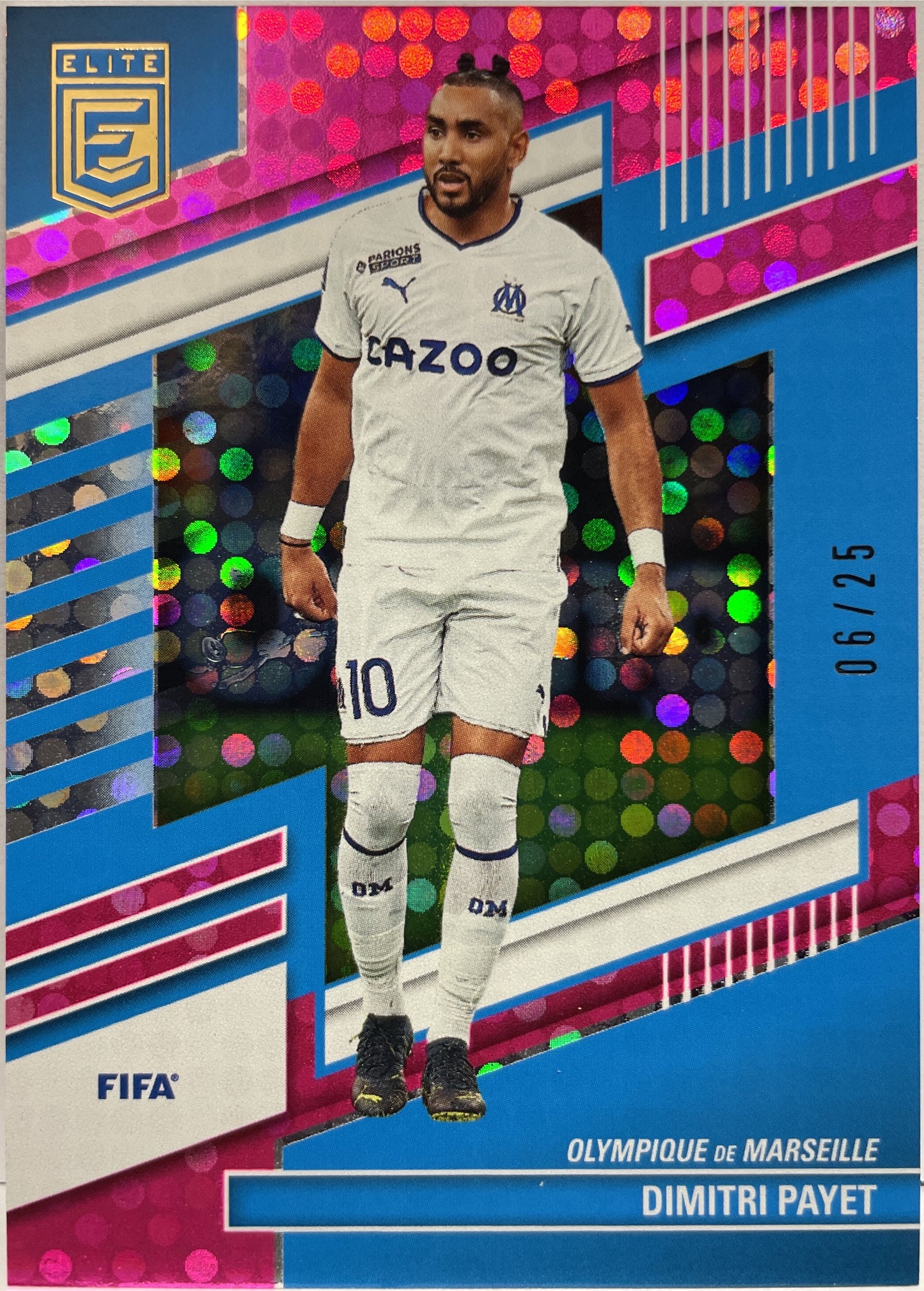 Dimitri Payet 6/25 Pink Disco Donruss Elite Fifa 2022/23