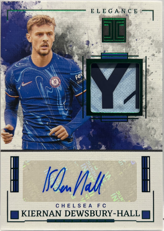 Kiernan Dewsbury Hall 4/5 Patch Autograph Elegance Jersey Emerald Impeccable Premier League 2024/25