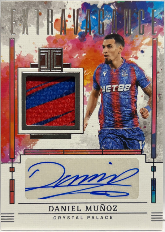 Daniel Munoz 62/99 Patch Autograph Extravagance Materials Impeccable Premier League 2024/25