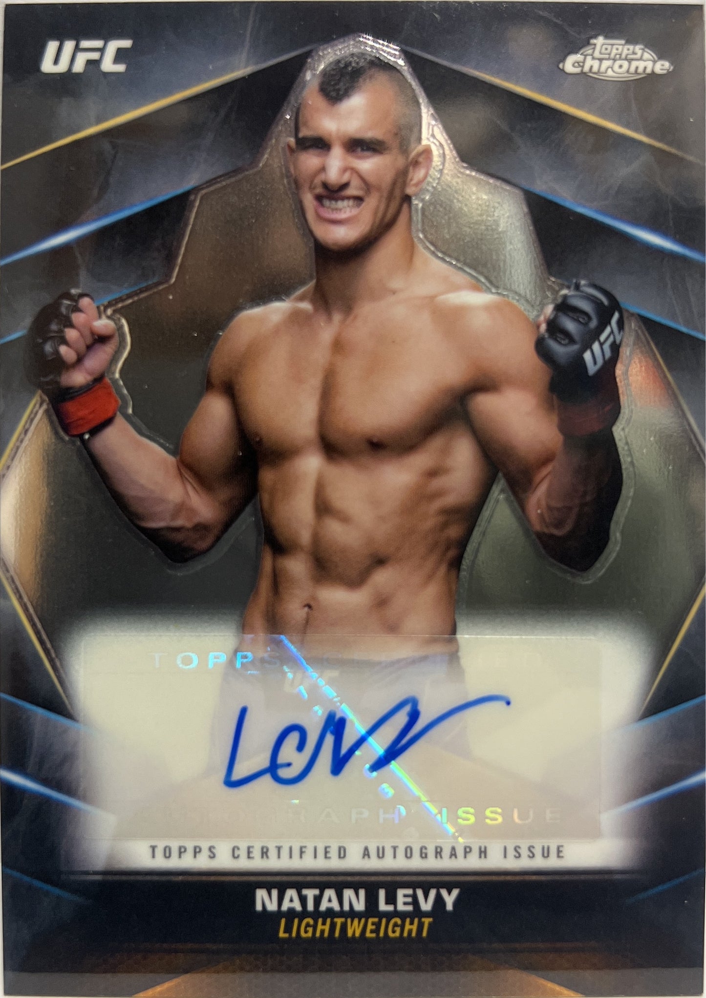 Natan Levy Autograph Veteran Topps Chrome UFC 2024